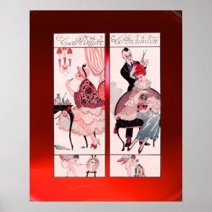 HAARSTYLIST,FASHION SCHÖNHEIT SALON MACHEN AUS KÜN POSTER