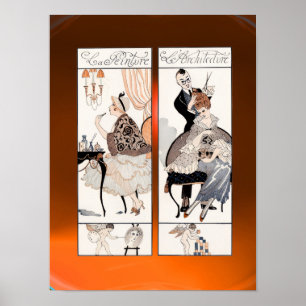 HAARSTYLIST,FASHION SCHÖNHEIT SALON MACHEN AUS KÜN POSTER