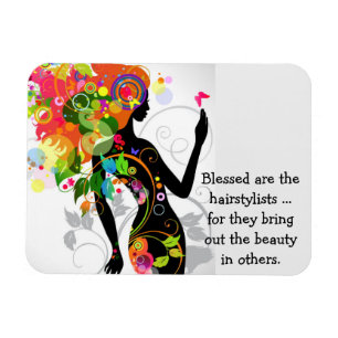 Haarstylist Graphic Magnet