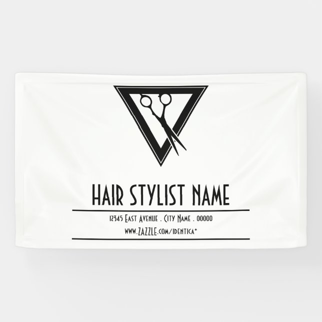 Haarstyllenschere Banner (Horizontal)