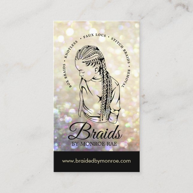 Haartrader - Braide - Hirngewächse - Stylist - Sal Visitenkarte (Vorderseite)