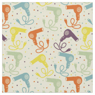 Haartrockner für Retrofarben Gemusterten Stoff