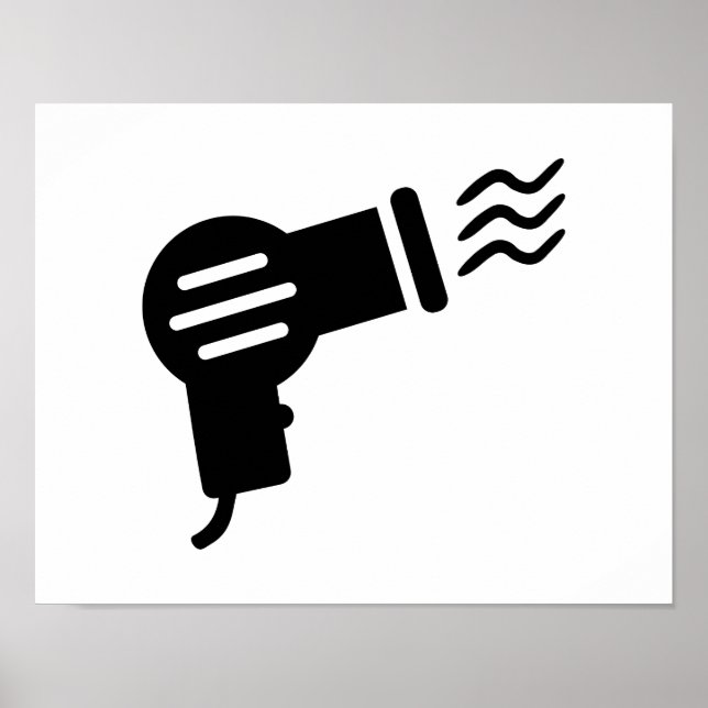 Haartrockner Poster (Vorne)