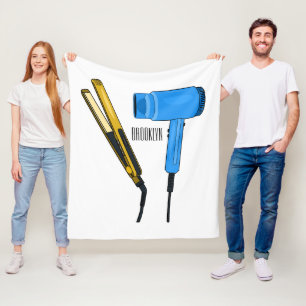 Haartrockner und Haarstreuer Fleecedecke