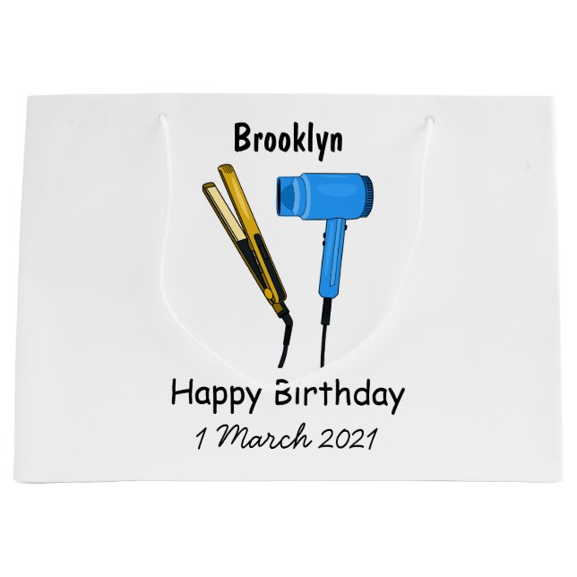 Haartrockner und Haarstreuer Große Geschenktüte (Vorderseite)