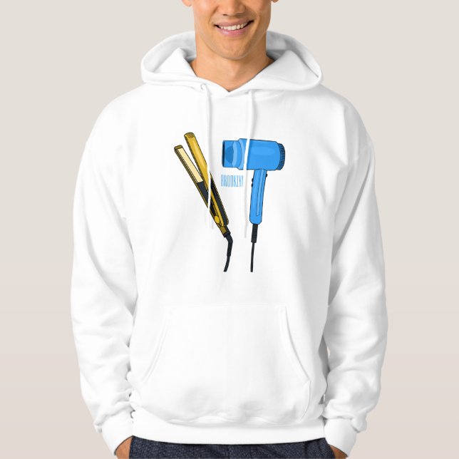 Haartrockner und Haarstreuer Hoodie (Vorderseite)