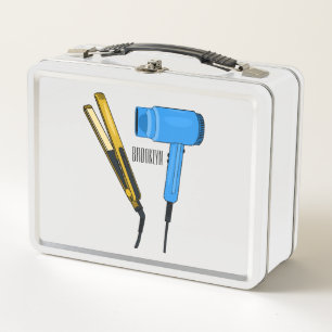 Haartrockner und Haarstreuer Metall Brotdose