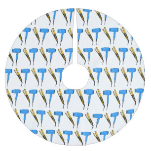 Haartrockner und Haarstreuer Polyester Weihnachtsbaumdecke