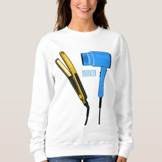 Haartrockner und Haarstreuer Sweatshirt (Vorderseite)