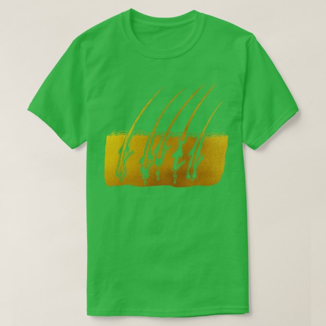 Haarwachstum - Bühnen 4 T-Shirt (Design vorne)