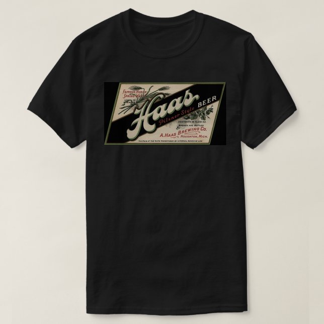 Haas Beer T T-Shirt (Design vorne)