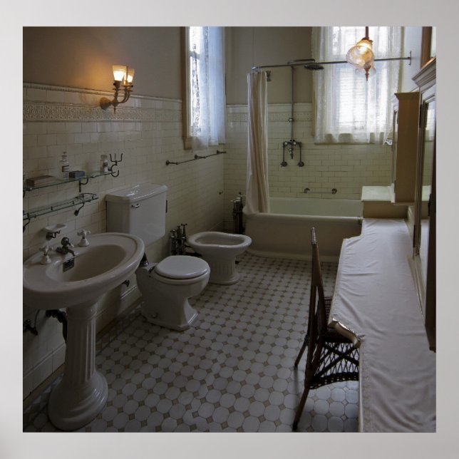 Haas Lilienthal Viktorianisch Bath - San Francisco Poster (Vorne)