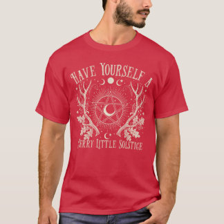 Hab dir ein fröhliches kleines Sonnenwend-Weihnach T-Shirt