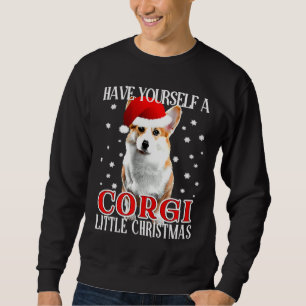 Hab dir ein kleines Corgi-Weihnachten Sweatshirt