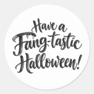 Hab ein fantastisches Halloween. Gruseliger lustig Runder Aufkleber