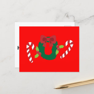 Hab ein fröhliches Weihnachtsfest Feiertagspostkarte
