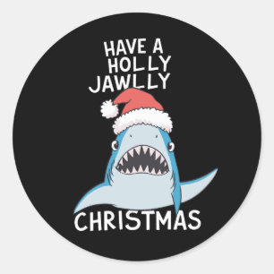 Hab ein holly kiefeliges Weihnachtsfilm Sarcastic  Runder Aufkleber