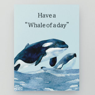 Hab einen Wal von einem Tag Geburtstag Postkarte