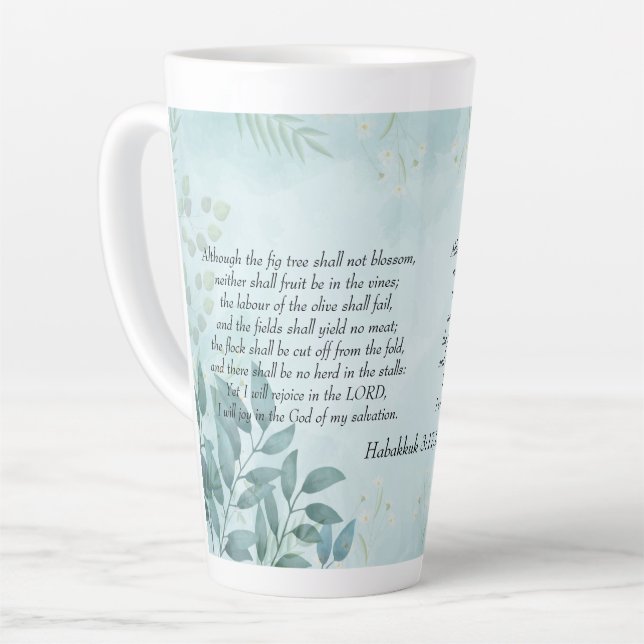 Habakkuk 3:17,18 milchtasse (Linke Ecke)