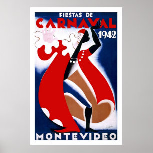 Habana Carnaval Havana Karneval 1942 Poster