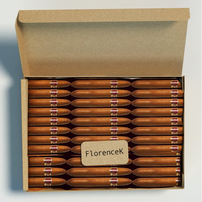 Habana Cigar Luxury Vip Kuban Geschenkpapier (Habana Cigar Luxury Vip Cuban Wrapping Paper)