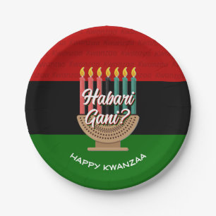 HABARI GANI Kwanzaa Pappteller