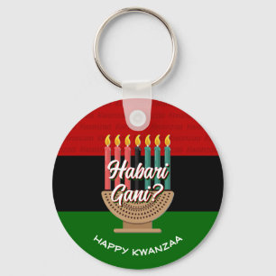 HABARI GANI Kwanzaa Schlüsselanhänger