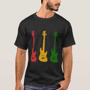 Habb T s Rastafarian Rasta Guitar for Reggae T-Shirt