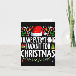 Habe alles, was ich zu Weihnachten möchte, Paare-P Karte