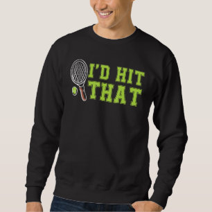 Habe den Tennisball-Wettkampf für den Tennisspiele Sweatshirt