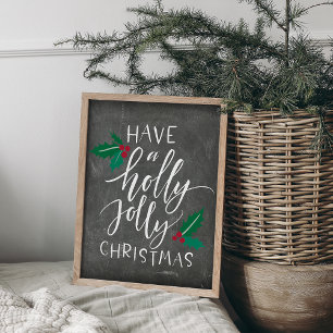 Habe ein Holly Jolly Weihnachten Poster
