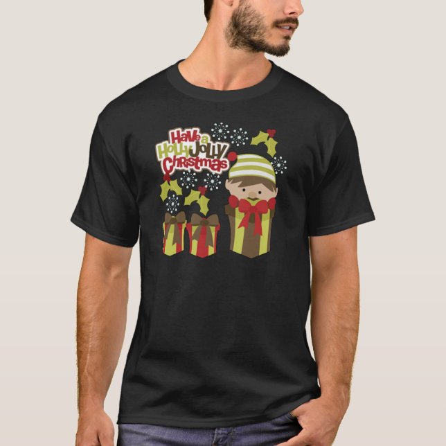 Habe ein Holly Jolly Weihnachten T-Shirt (Vorderseite)