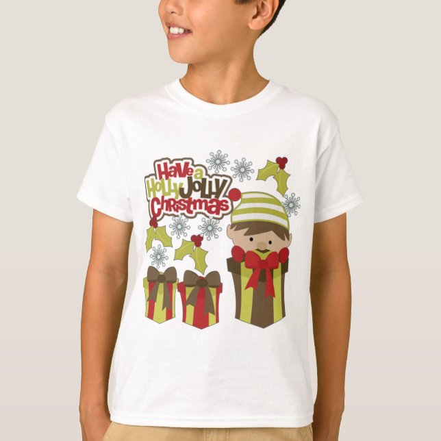 Habe ein Holly Jolly Weihnachten T-Shirt (Vorderseite)
