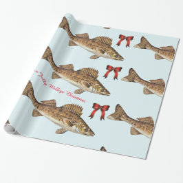 "Habe ein Jolly Walleye Weihnachten!" Geschenkpapier