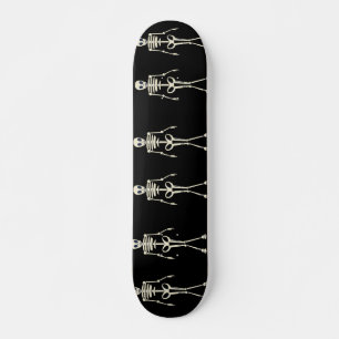 Habe ein unheimliches Halloween, Halloween Skelett Skateboard