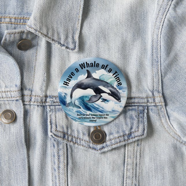 "Habe eine Riesenspaß" Schlüssel-Idiom mit Orca Button (Beispiel)