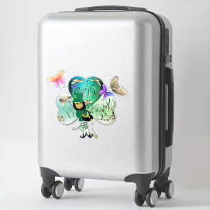 "Habe einen glücklichen St. Patrick's Day" Kobold Aufkleber