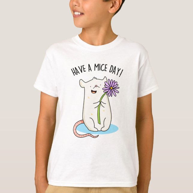 Habe einen Mäuse-Day-Funny-Maus-Puff T-Shirt (Vorderseite)