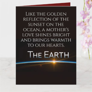 Habe einen schönen gesegneten glücklichen Mutterta Karte