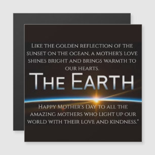 Habe einen schönen gesegneten glücklichen Mutterta Magnetkarte