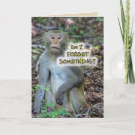 Habe ich etwas vergessen? karte