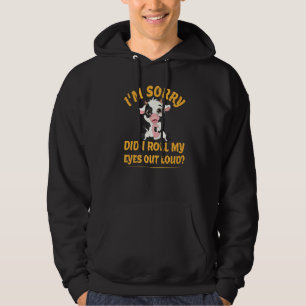 Habe ich meine Augen aus lauter lustiger Kühe sark Hoodie