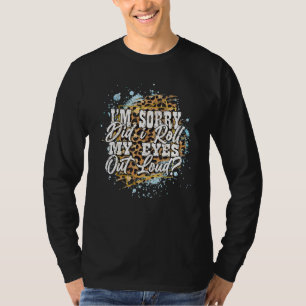 Habe ich meine Augen aus lauter Vintager Leopard-P T-Shirt