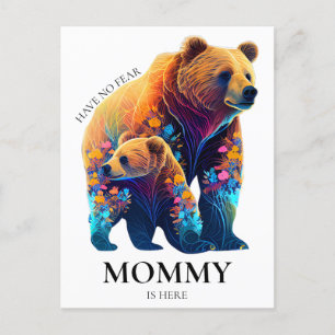 Habe keine Angst, Mama ist da - Muttertag Postkarte