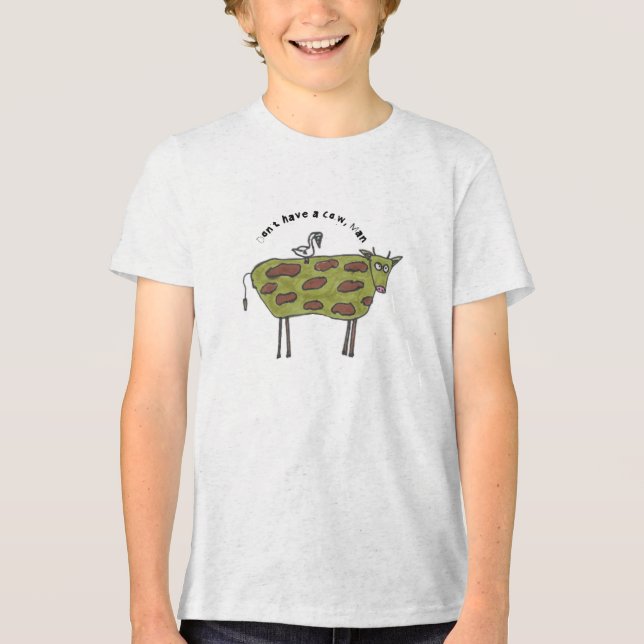 Habe keinen Kuhmann Tri-Blend Shirt (Vorderseite)