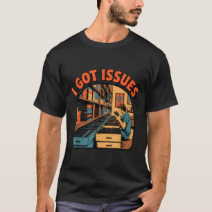 Habe Probleme Comic-Sammler lustig Retro-Stil T-Shirt