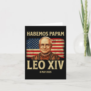 Habemus Papam Leo Xiv New Pope 2025 USA Flaggensou Karte
