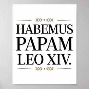 Habemus Papam Leo Xiv. Papst 1 Poster