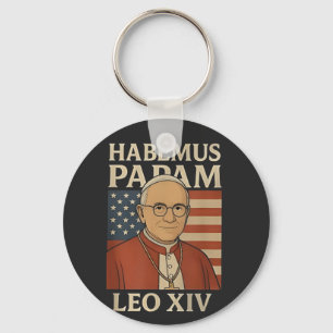 Habemus papam Papst Leo XIV Christentum Schlüsselanhänger