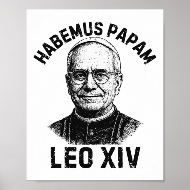 Habemus Papam Pope Leo Xiv Poster (Vorne)